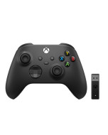 Геймпад Microsoft Xbox One/Series X|S Wireless Controller Carbon Black (чёрный) + PC адаптер (1VA-00008)